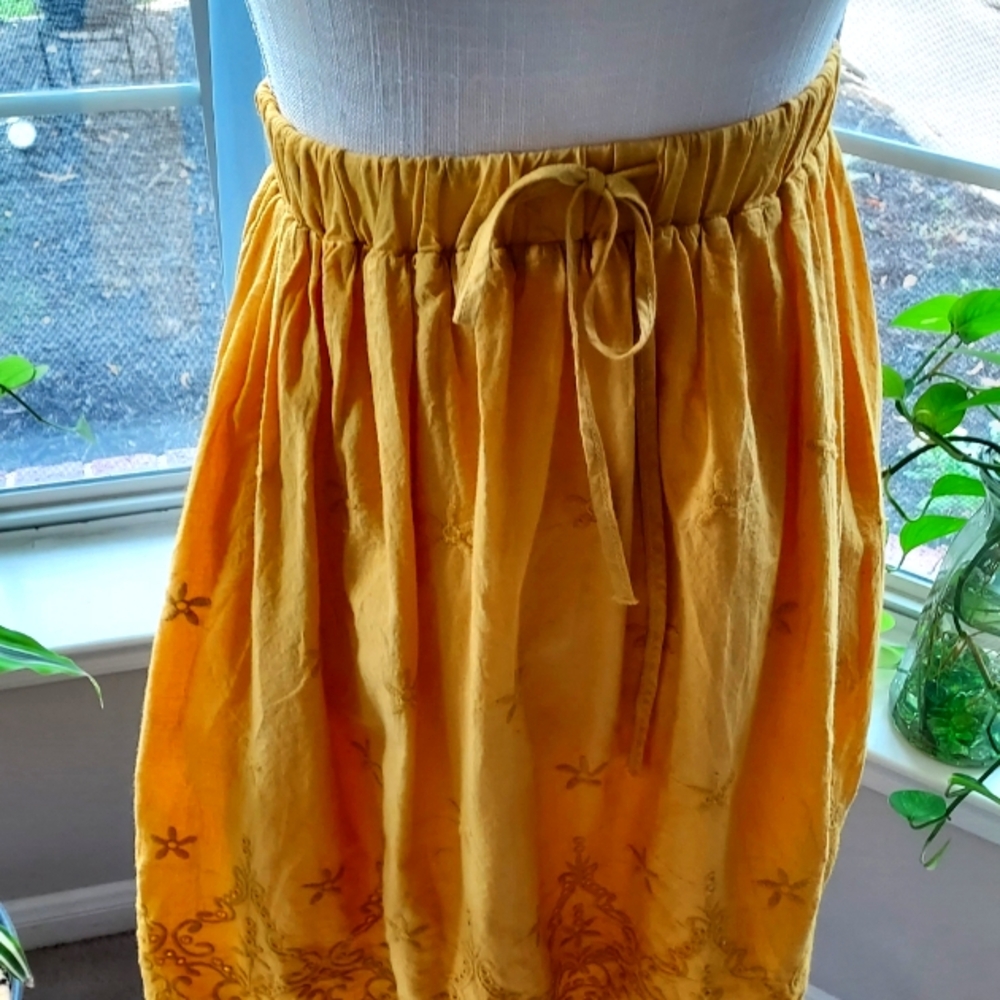 Yellow Women's Skirt